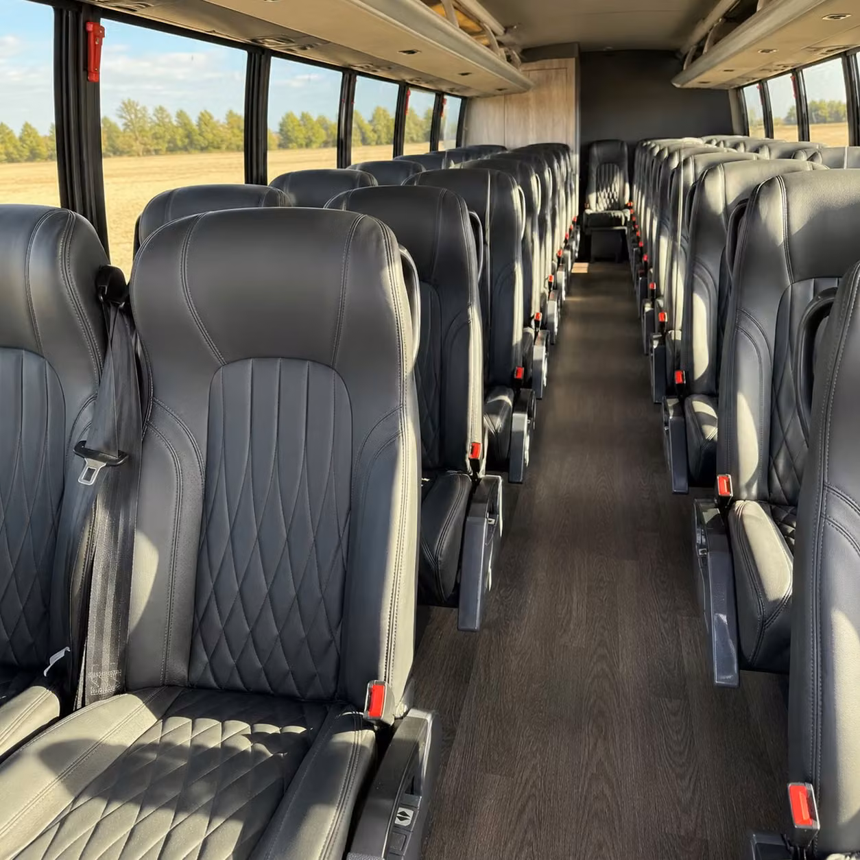 28 passenger minibus inside