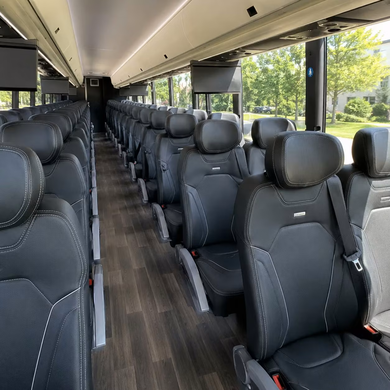 meridian charter bus interior gallery