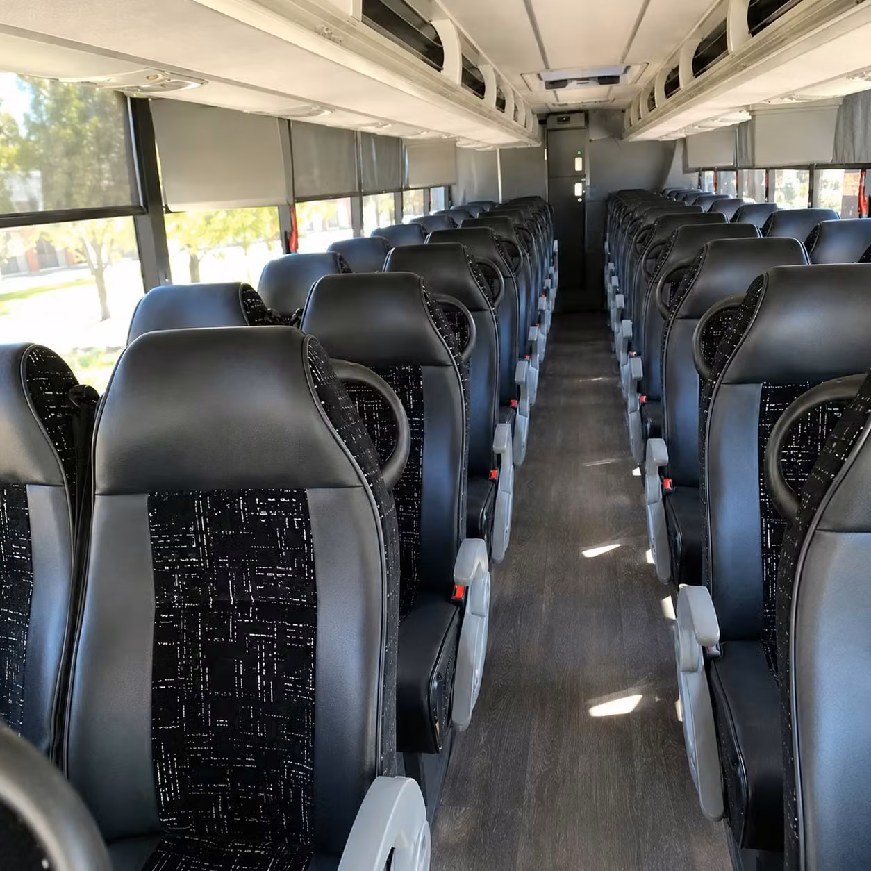 meridian charter bus interior